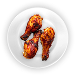 Portion Of Jerk Chicken 
